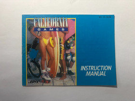 California Games Manual | Nintendo Entertainment System NES | NES-CG-USA | Used