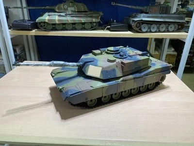 781 39181BC 140 C0619 HENGLONG 1 16 Abrams M1A2 tricolor camouflage gun barrel J - Image 1 of 4