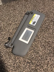 OEM DRIVER SIDE GRAY Sun Visor VW TOUAREG Left 04 05 06 07 08 09 10 - Picture 1 of 7