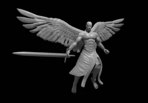Planetar Mini - DND - Pathfinder - Dungeons & Dragons - RPG - Tabletop - mz4250- - Picture 1 of 2