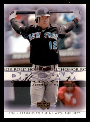 Rollo de honor de cubierta superior 2002 #43 Roberto Alomar New York Mets Foto 1 de 2