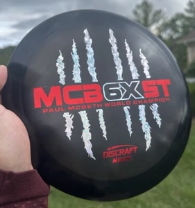 *RARE* Blendy ESP/Z Discraft ESP Heat Paul McBeth 6x McBeast Black 173-174g NEW - Picture 1 of 4