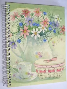 LONGABERGER BASKET 2008 Hope Garden NOTEBOOK arte di Bonnie Heppe Fisher 6x8 nuovo con etichette - Foto 1 di 3