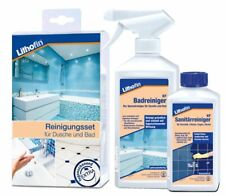 (20,95€/1Stk) Lithofin KF Reinigungs-Set für Dusche und Bad - PROFI Bad- und San