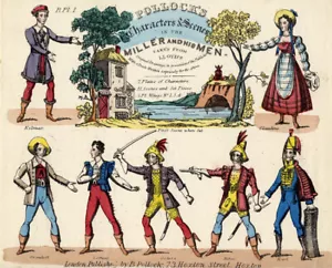 Toy Theatre Play - Pollock's Miller & His Men - Printed in Tuppence Coloured - Picture 1 of 3