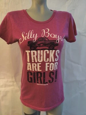 Camiseta Top Farm Girl Rosa Silly Niños Camiones Son Para Niñas Talla M  Foto 1 de 4