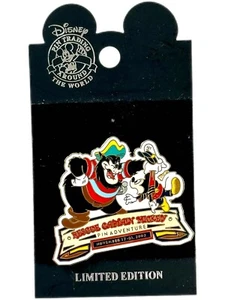 Disney Rescue Captain Mickey Mouse Big Pete Limited Edition Rare Trading Pin - Picture 1 of 6