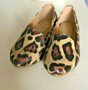 NEU Jumbo Coco Brown Cheetah Kylie Loafer Kinder Freizeitschuhe braun Party Schule - Bild 1 von 3