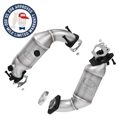 LH+RH Manifold Catalytic Converter w/Gasket For Dodge grand caravan 2011-2017 Foto 1 de 4