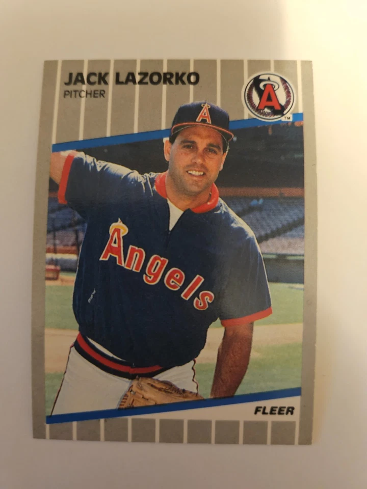1989 FLEER JACK LAZORKO #482 NM - Image 1 of 1