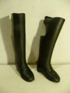 Action Man Vintage Palitoy Tall Black Boots For Life Guards Figure - Picture 1 of 4