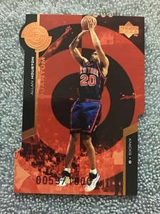 1999-00 Upper Deck ALAN HOUSTON Super Power Bronze Diecut #/1000 Knicks - Picture 1 of 3