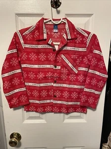 Old Navy Christmas Pajamas Kids 2 Piece Set Top & Bottom Size Unisex S 6-7 NWT - Picture 1 of 7