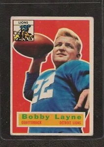 1956 Topps Football #116 Bobby Layne, Detroit Lions, HOF, VG-EX! - Picture 1 of 2