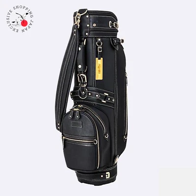 Carro de golf Honma Caddy Bag Ostrich Tour 9 pulgadas CB12404 unisex hecho en Japón negro Foto 1 de 4
