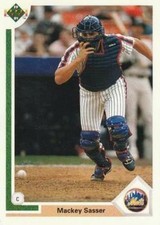 #103 Mackey Sasser - New York Mets - 1991 Upper Deck Baseball