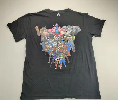 Camiseta Overwatch Loot Gaming Adolescente Grande Preta Overwatch Aniversário - Imagem 1 de 4