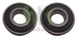 2 x 6203 2RS Sealed Bearings, ID17, OD40, W12mm, Hub, Trailer Rubber Sealed, - Picture 1 of 3