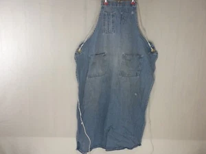 Vintage Jeansschürze Used Taschen Bindeband Taille 27x34 - Bild 1 von 8