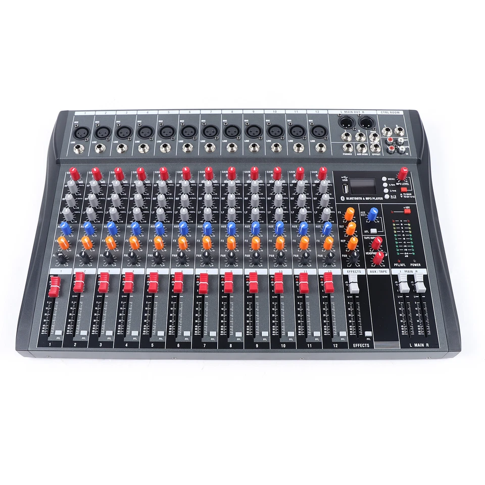 8/12/16 Channel CH Pro  Live Studio Audio Mixer Power Mixing Console Sound TOP - Image 1 of 4