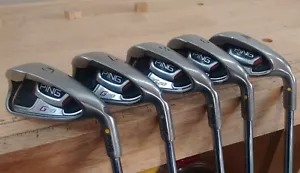 Ping G20 Yellow Dot Golf Irons 6, 7, 8, 9, & W - Soft Regular Flex *NICE GRIPS!* - Picture 1 of 11