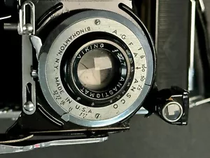 Vintage Black 616 ANSCO AGFA Pocket Camera f 7.7 Viking Anastigmat Lens USA - Picture 1 of 9