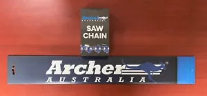 14" Archer Guide Bar 3/8LP-050-50DL fits Stihl 009 020 021 023 MS250 WITH CHAIN! - Picture 1 of 3
