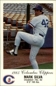 1985 Columbus Clippers Police #20 Mark Silva