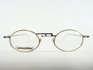 Scarlotti Damen Frauen Brille Metall Gestell ovale Glasform gold mittel Gr. M - Picture 1 of 5