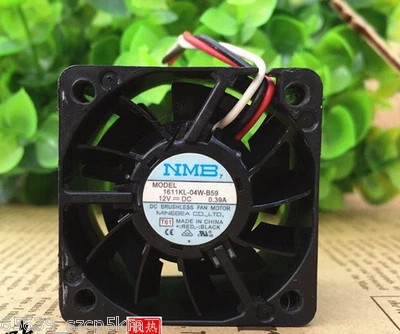 NMB 1611KL-04W-B59 Fan 12V 0.39A 3pin 40*40*28mm Case Cooling Fan - Image 1 of 2