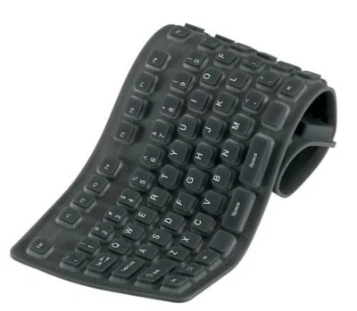 I-concepts Sakar Rollable Keyboard Mo1917-MB Black NIB! - Image 1 of 3