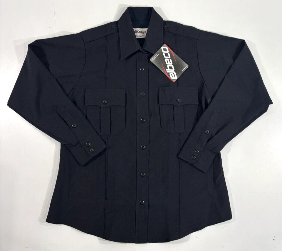 ELBECO WOMENS 9314LCN TexTrop2 L/S POLYESTER SHIRT MIDNIGHT NAVY SIZE 40