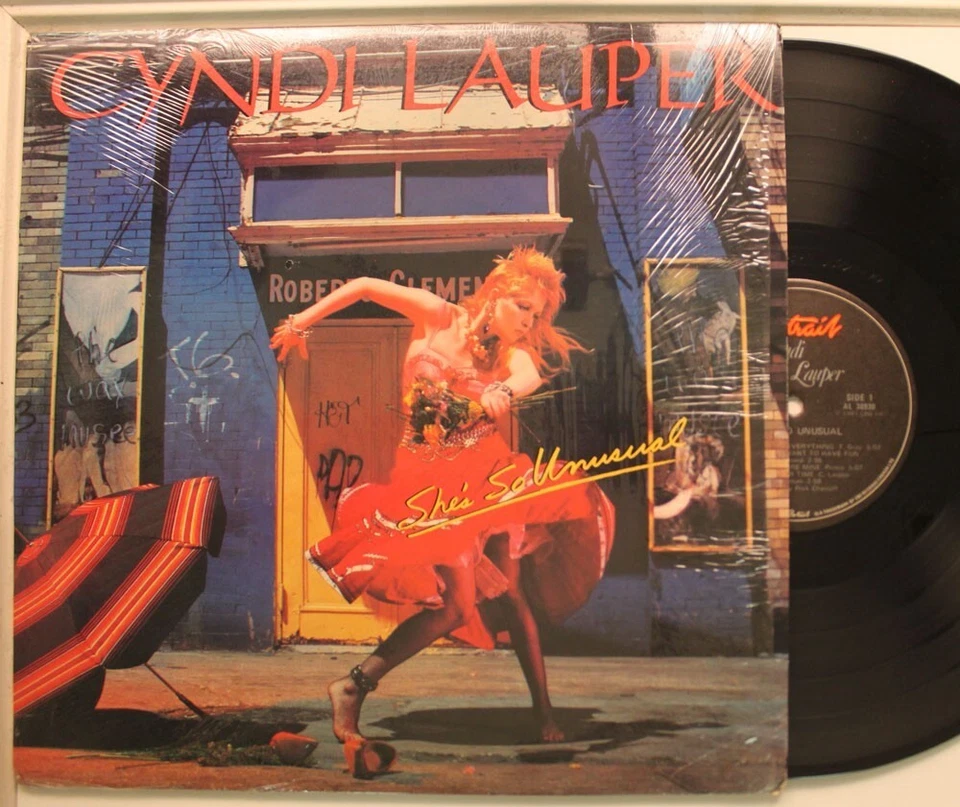 Cyndi Lauper Canadian Import Lp She'S So Unusual On Portrait - Vg To Nm / VG - Image 1 of 1