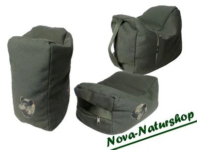 Gewehrauflage "Hirschmann", Jäger Gewehrauflage, 3-fach Pos. Schusskissen