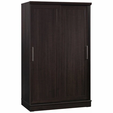 Sauder Homeplus Contemporary Engineered Wood Wardrobe Armoire in Dakota Oak Cover