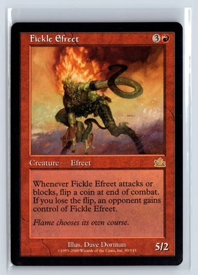 FICKLE EFREET – MTG Magic the Gathering Card – Prophecy – Rare - Image 1 of 4