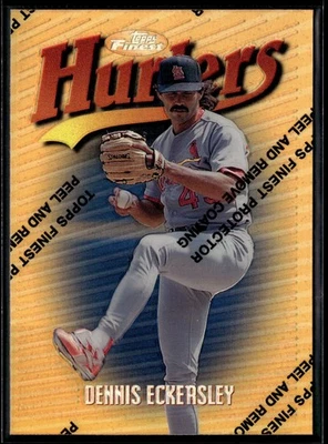 1997 Topps Finest DENNIS ECKERSLEY #163 Rare Refractor SSP Cardinals !! N1604 - Image 1 of 3