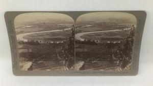 Underwood Stereoview-Vale of  Cashmere Jhelum India -1908 VG+ - Picture 1 of 2