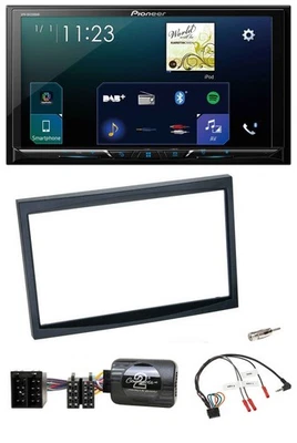 Pioneer Lenkrad Bluetooth USB 2DIN DAB Autoradio für Citroen C3 C2 Berlingo schw - Bild 1 von 4
