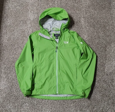 Mountain Hardwear Women's Rain Jacket- SMALL DRY.Q Waterproof Hooded Lightweight - Image 1 of 4