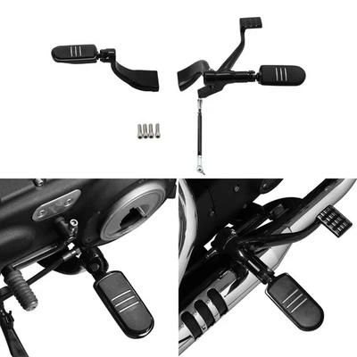 Mid Forward Control Foot Pegs Rest Levers Fit For Harley Sportster XL1200 04-13 - Image 1 of 4