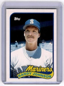 1989 Topps Traded Randy Johnson Rookie Seattle Mariners #57T - Picture 1 of 2