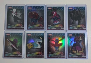 Juego completo 2025 Topps Chrome Marvel Future Stars 1-8 - Imagen 1 de 2