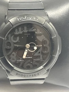 Casio Baby-G 5194 BGA-131 Water Resist 10bar Edelstahl Schwarz Neue Batterie! - Bild 1 von 8