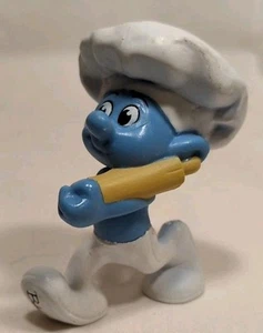 2013 McDonalds Peyo SMURF Baker Smurf Action Figure Pre-owned - Picture 1 of 5