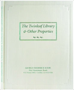 George Kolbe Auktionskatalog - The Twinleaf Library, Deluxe Hardcover Buch PRs - Bild 1 von 2