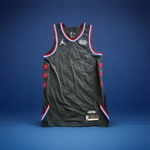NWOT 2019 NBA All-Star Game Lebron Team Vaporknit Black Jersey Blank 48 +4L - Picture 1 of 9