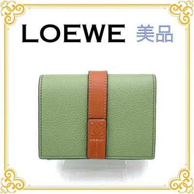 Loewe тройного сложения бумажник женщин подлинный кожаный наличные карты держатель отличном б/у - Изображение 1 из 4