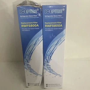2 Ice Pure Refrigerator Water Filter RWF5800A Sealed in box - Picture 1 of 1