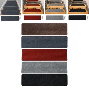 1-20X Carpet Stair Treads Non-Slip Non-Skid Safety Rug Slip Resistant Kids - Picture 1 of 23